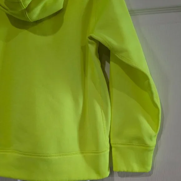 Nike Kids Pullover Hoodie Size Medium, Neon Green, Pink Swoosh, Therma-Fit - Picture 12 of 16